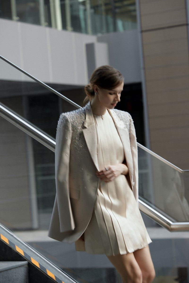 LAWRENCE CREAM JACKET - CULT MIA