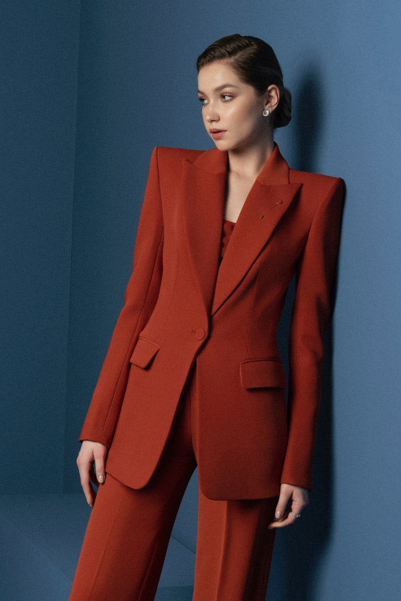 HAIZEA BURNT ORANGE JACKET - CULT MIA
