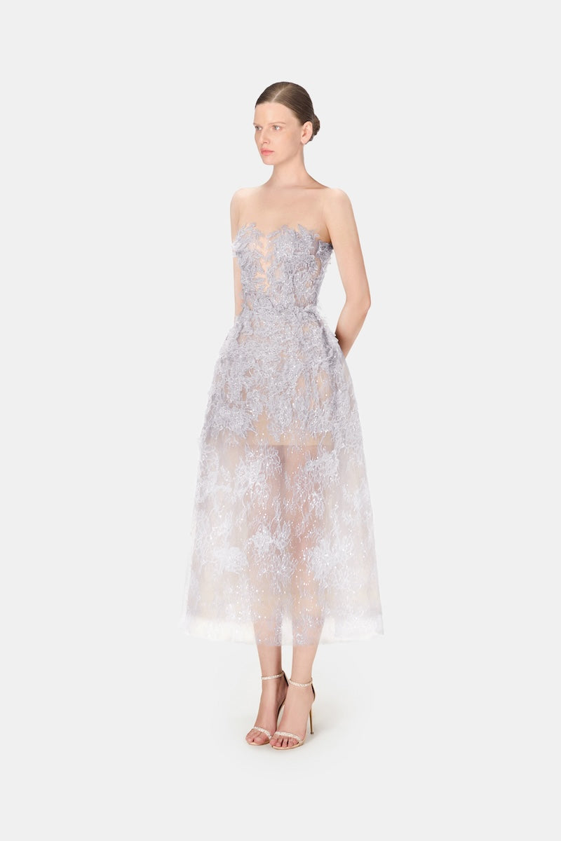 BABY VIOLET BEADED LACE DRESS - CULT MIA