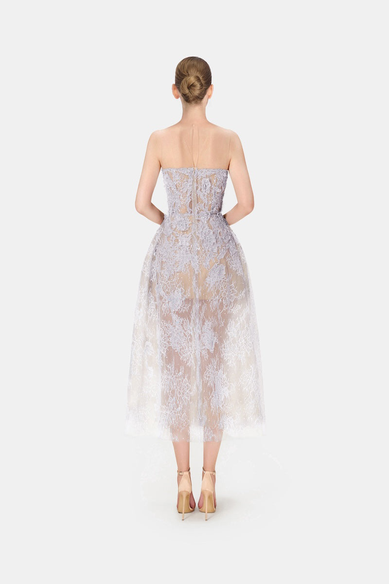BABY VIOLET BEADED LACE DRESS - CULT MIA