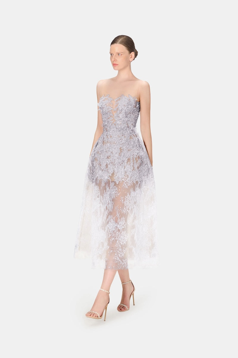 BABY VIOLET BEADED LACE DRESS - CULT MIA