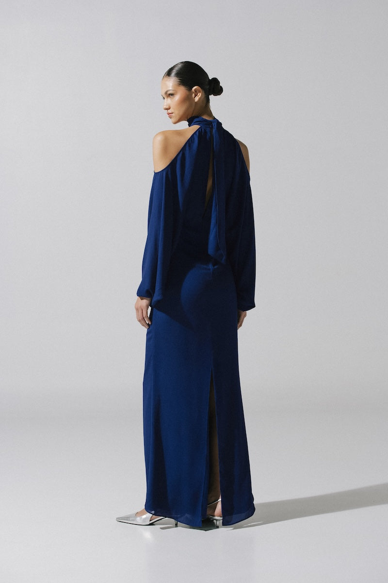 BISCAY MAXI DRESS IN ROYAL BLUE - CULT MIA