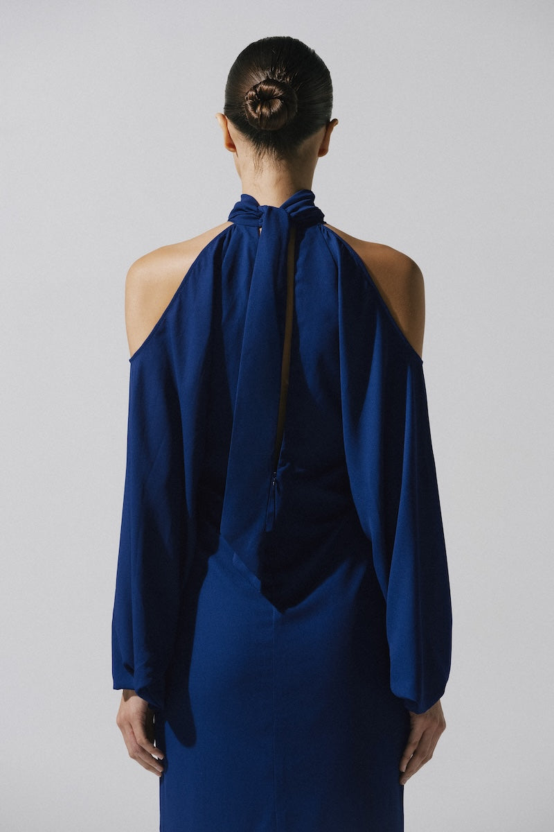BISCAY MAXI DRESS IN ROYAL BLUE - CULT MIA