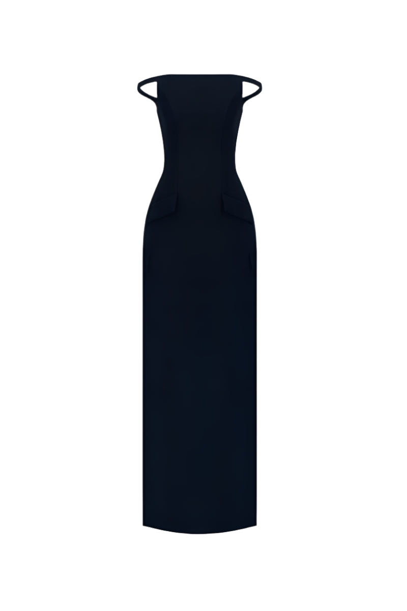 Montsand Black PEARL BEADED MAXI DRESS | Cult Mia Montsand Black PEARL BEADED MAXI DRESS | Cult Mia