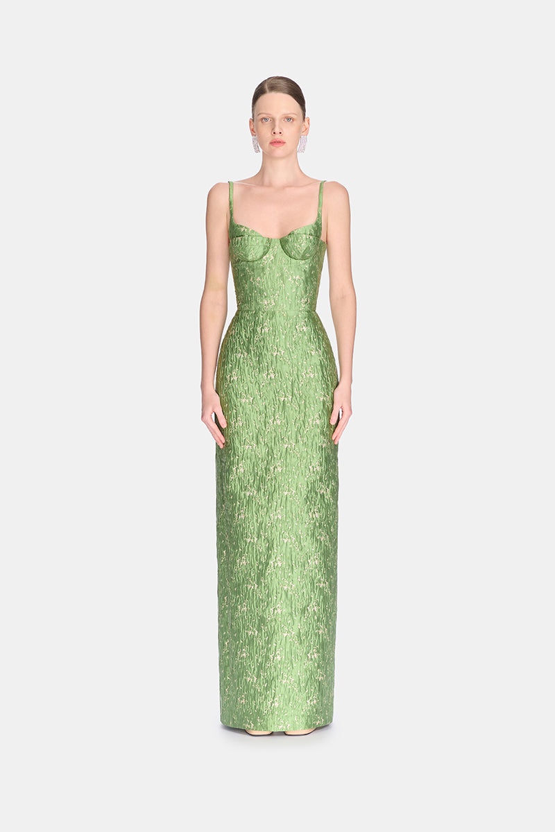 BROCADE BAMBOO DRESS - CULT MIA