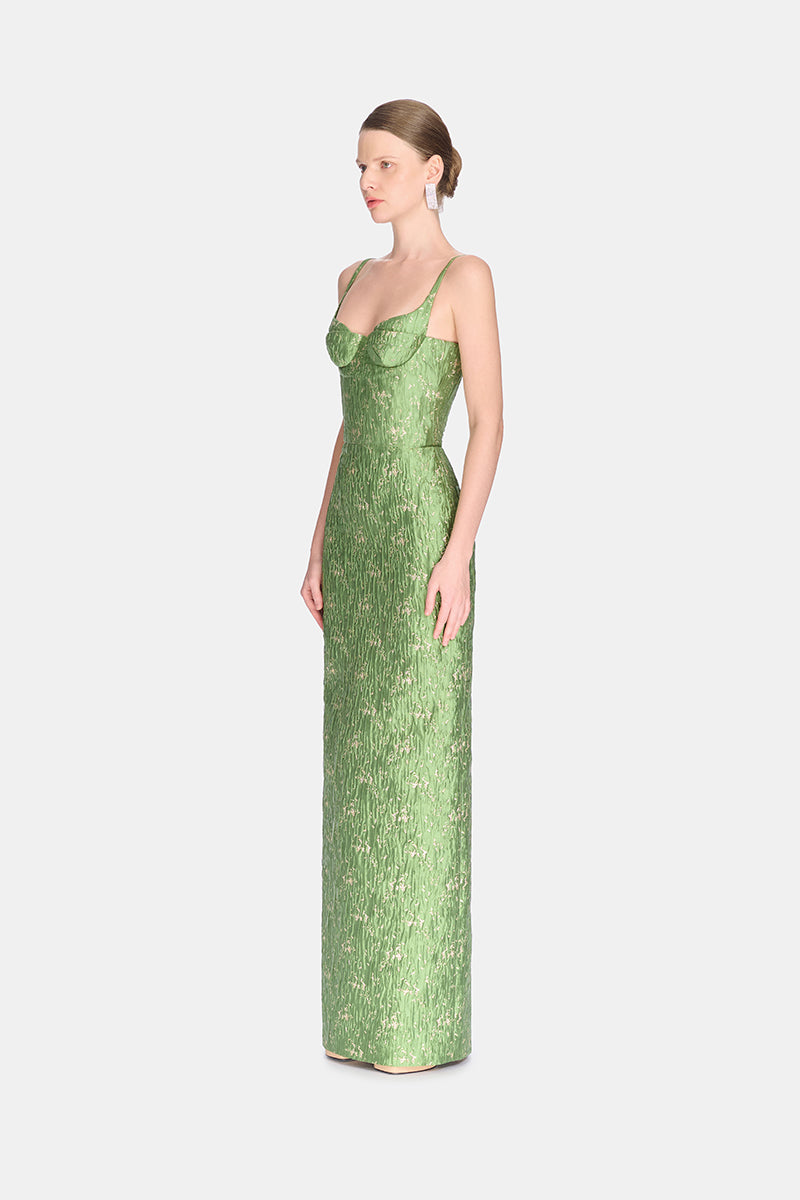 BROCADE BAMBOO DRESS - CULT MIA