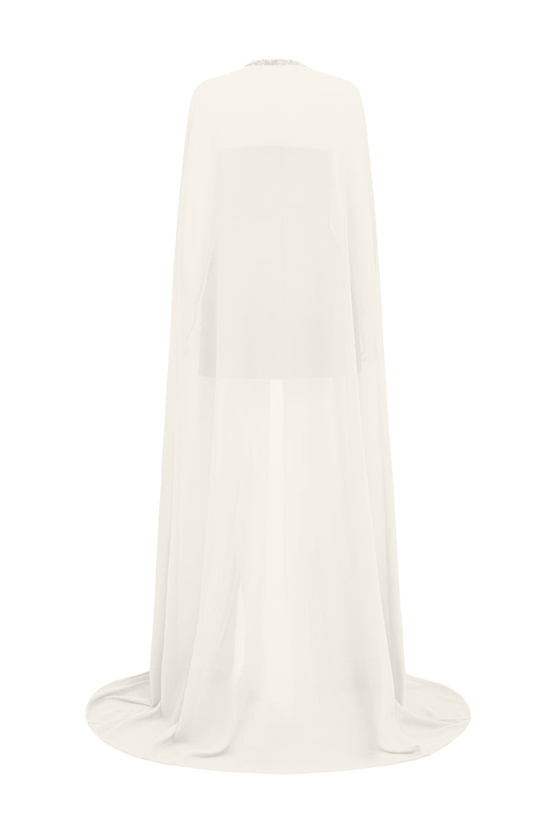 GODDESS SILK TAFFETA & CHIFFON MINI DRESS - CULT MIA