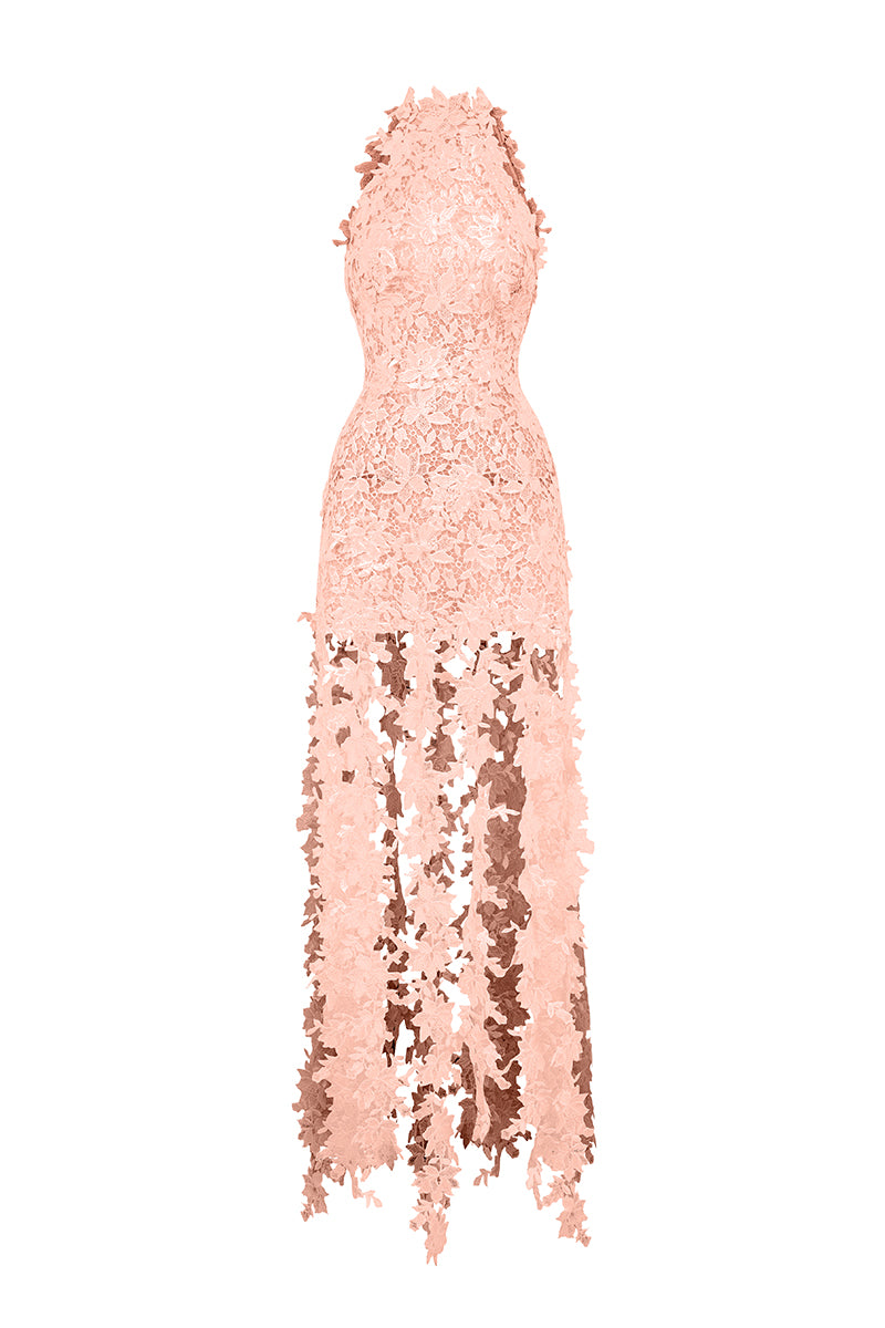 CULT MIA X I.H.F STUDIO FLORAL VINE PINK LACE DRESS | CULT MIA | I.H.F Studio CULT MIA X I.H.F STUDIO FLORAL VINE PINK LACE DRESS | CULT MIA | I.H.F Studio
