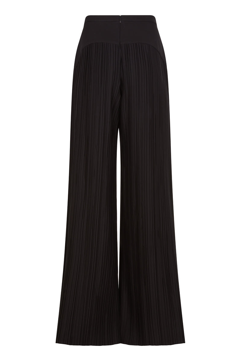 PLEATED PANT IN BLACK - CULT MIA