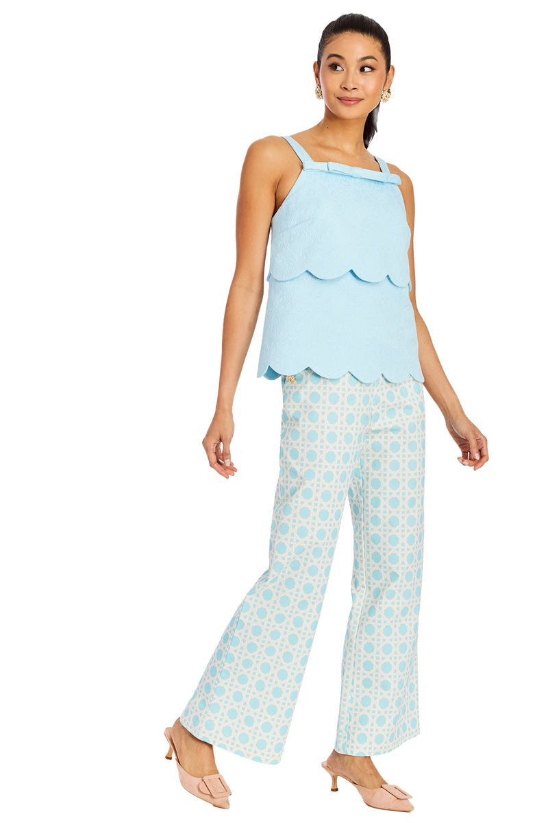 ANTONELLA PANTS IN SOLIHIYA BLUE - CULT MIA