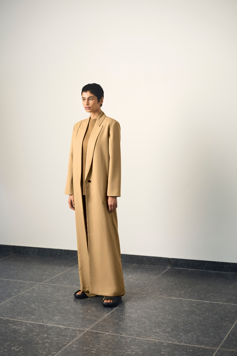 NESS COAT IN CAMEL - CULT MIA