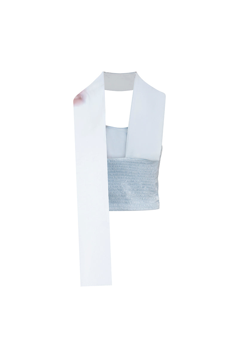COCO TOP IN CELESTIAL BLUE - CULT MIA