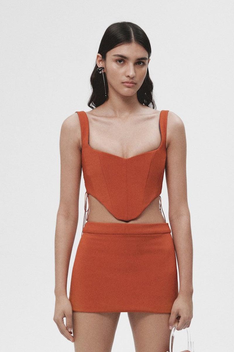 TECHNICAL FABRIC MINI SKIRT - CULT MIA
