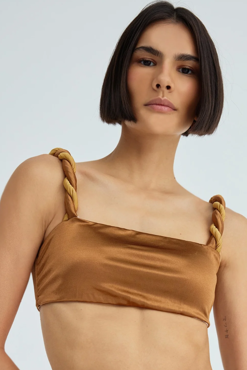 BRAIDED BIKINI TOP - CULT MIA