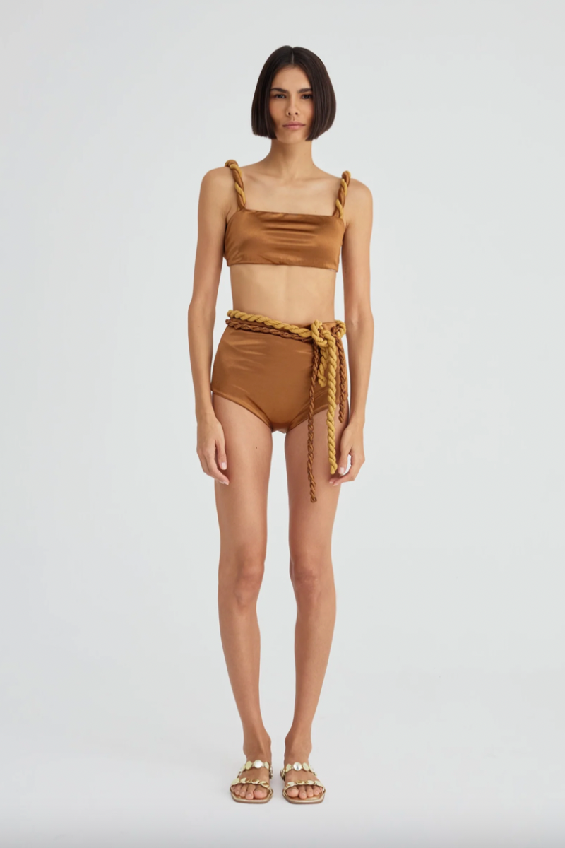 BRAIDED BIKINI TOP - CULT MIA