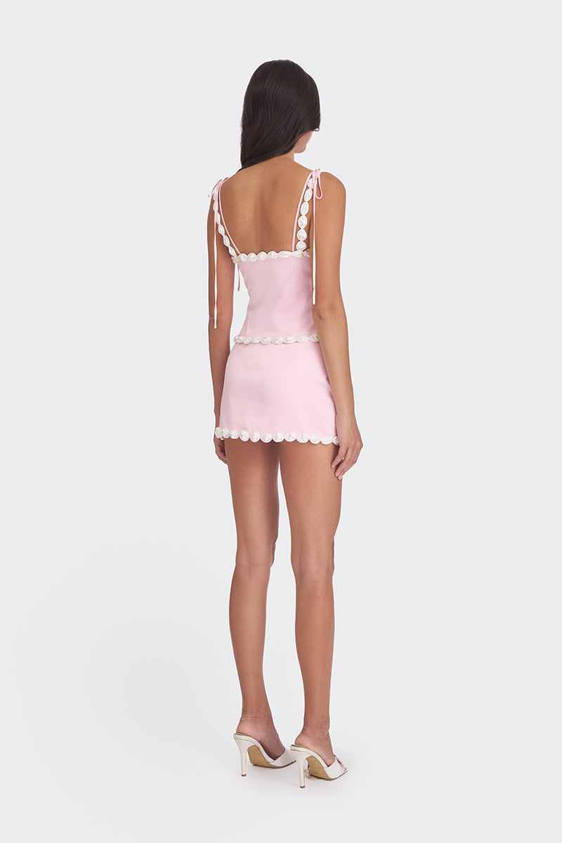CAKE BUSTIER IN LIGHT PINK - CULT MIA