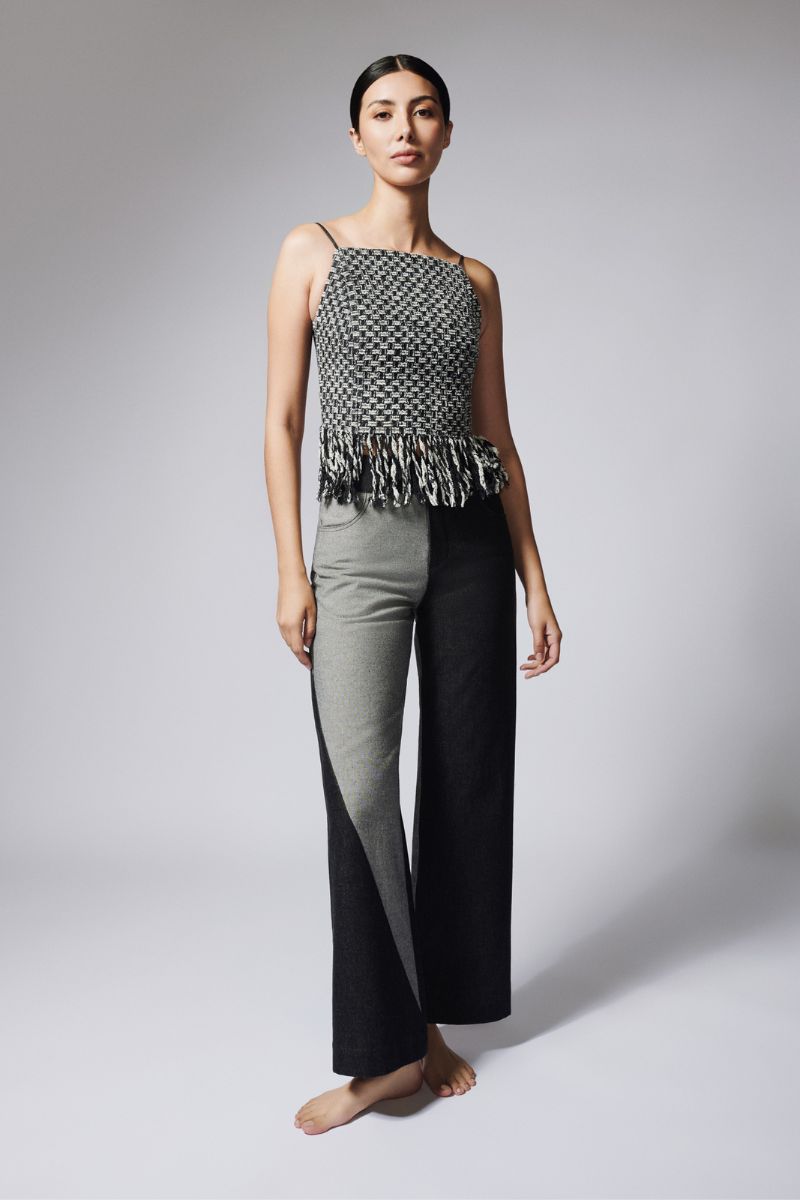 CONTRAST STRAIGHT LEG DENIM - CULT MIA