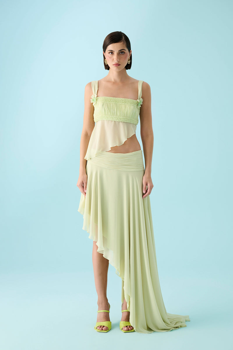 CLORANTHUS FLORAL SKIRT - CULT MIA