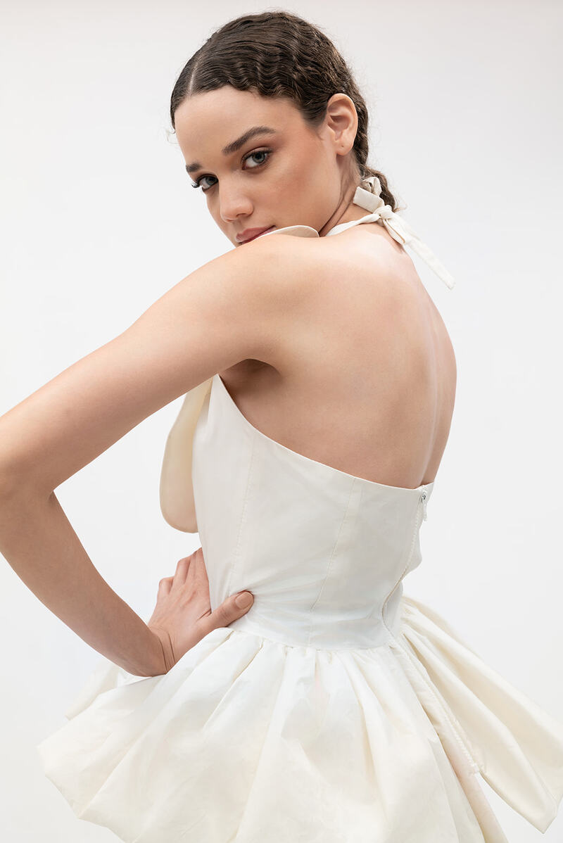 CORINA BLOUSE IN IVORY - CULT MIA