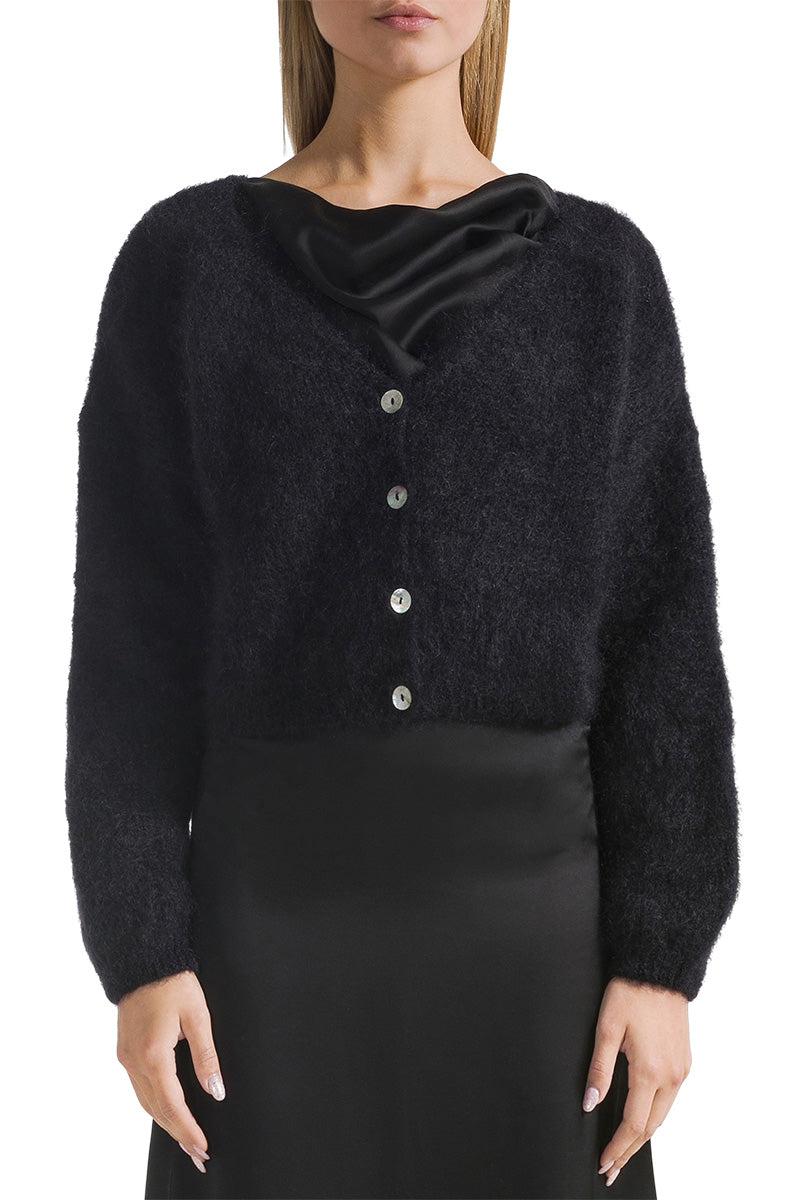 CORNELIA CROPPED IN BLACK - CULT MIA