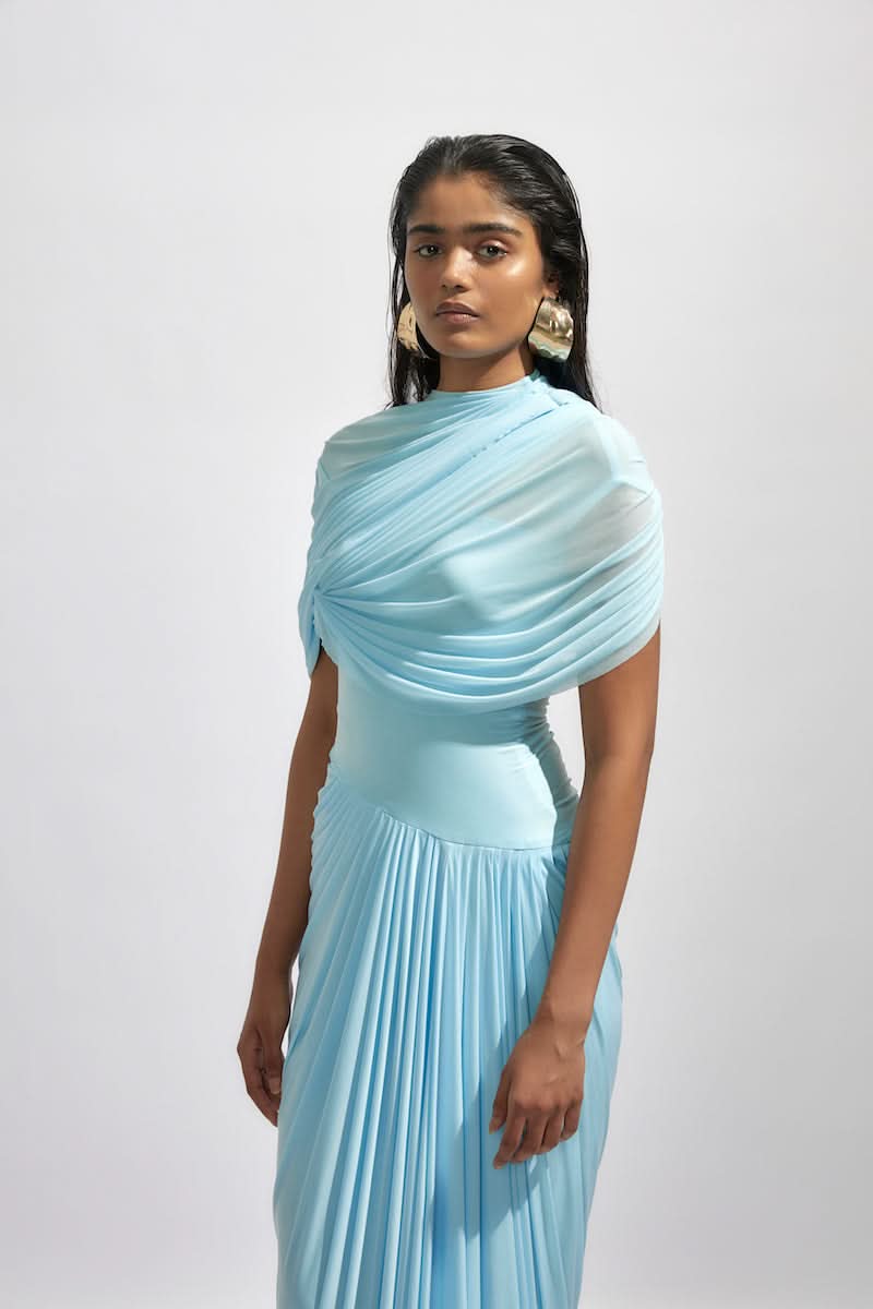 JASMINE BABY BLUE MAXI DRESS - CULT MIA