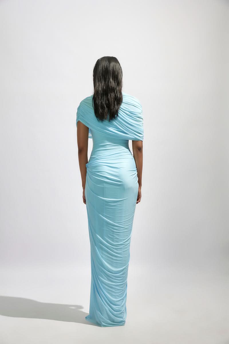 JASMINE BABY BLUE MAXI DRESS - CULT MIA