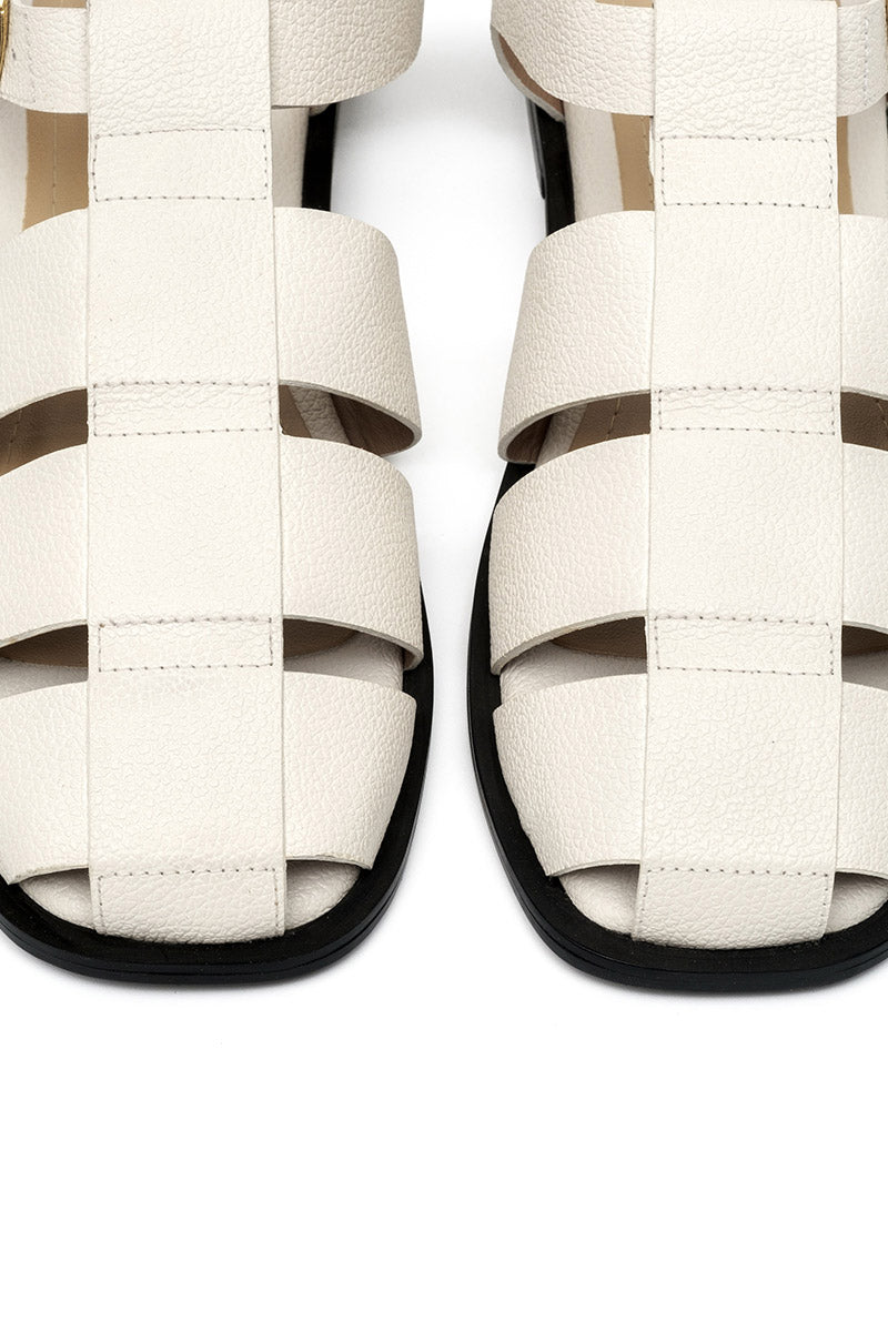 CECILIA OFF WHITE SANDALS - CULT MIA