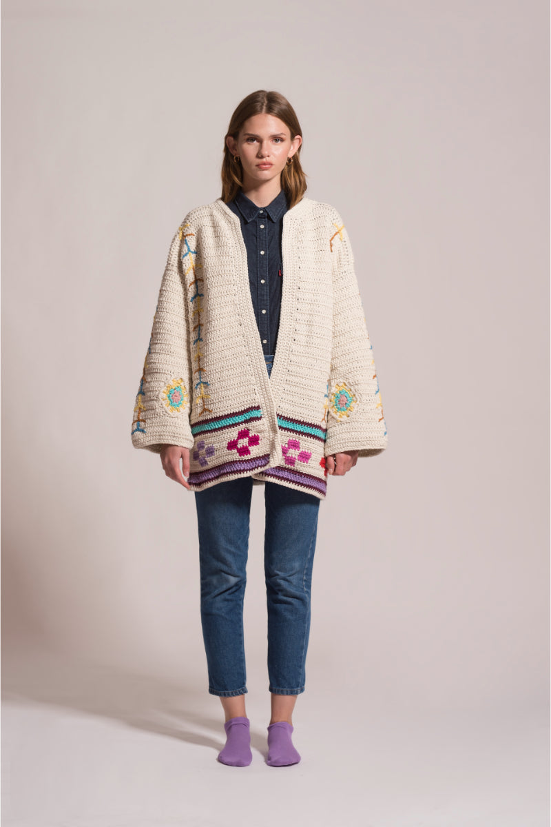 INDIA KNITTED CARDIGAN - CULT MIA