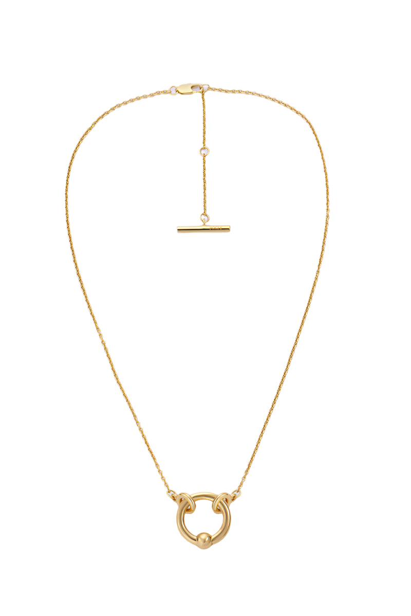 FLOW NECKLACE IN GOLD - CULT MIA