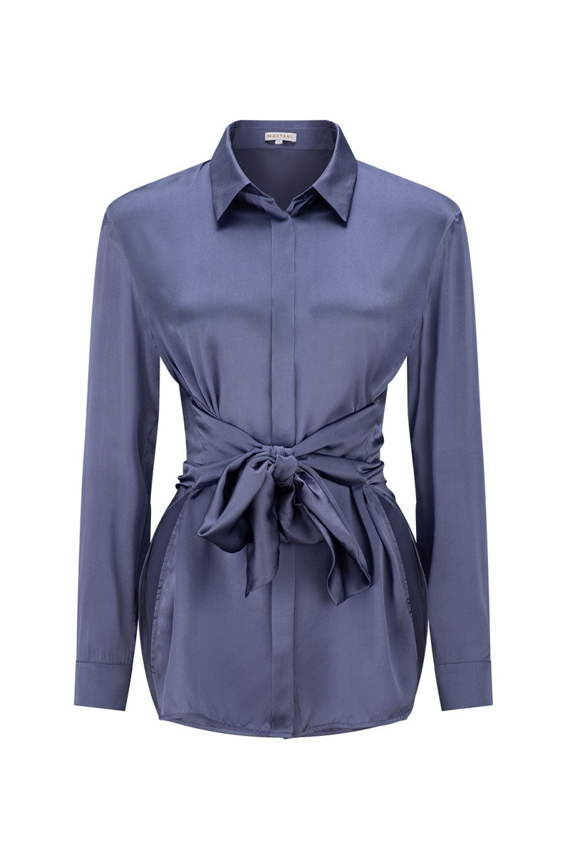 MAHA PERIWINKLE SHIRT - CULT MIA