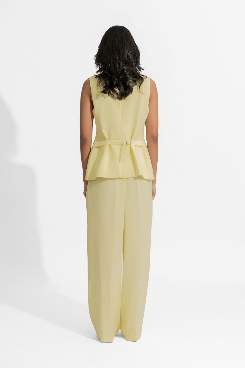 DANIELLE BUTTER YELLOW SUIT SET - CULT MIA