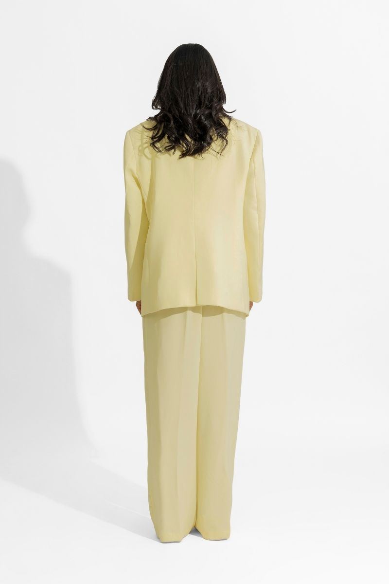 DANIELLE BUTTER YELLOW SUIT SET - CULT MIA