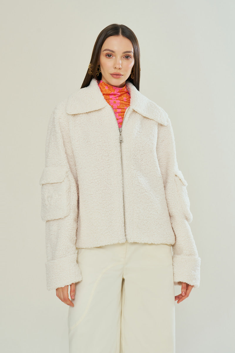 BEIGE CLOUD COMFORT TEDDY - CULT MIA