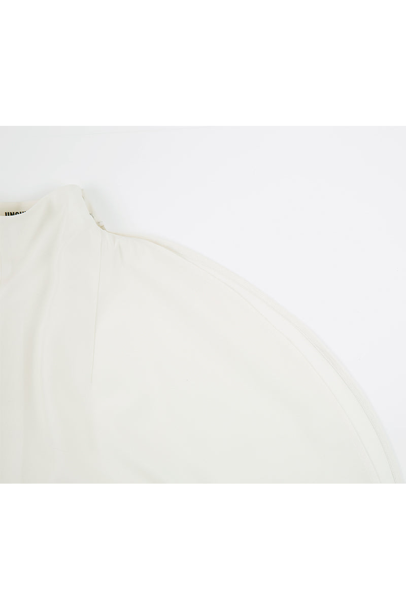 FILANTE CAPE WOOL BLOUSE IN IVORY - CULT MIA