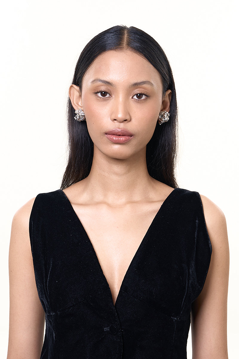 CLEORA IN SILVER EARRINGS - CULT MIA