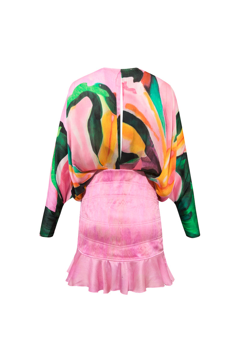 FIORELLA DRESS IN TAFFY PINK - CULT MIA