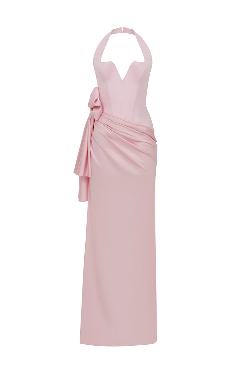 pink sugar dress ASOS Design - Satin Midi Dress - Women - Polyester/Spandex - 0 US