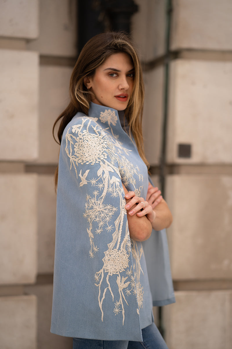 GABRIEL IN DENIM DREAM CAPE - CULT MIA