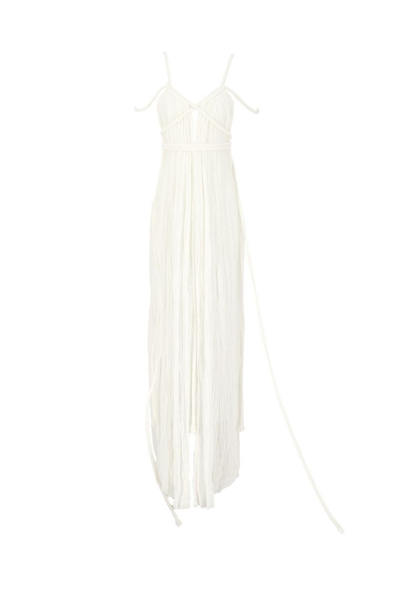APHRODITE MAXI DRESS IN NUDE - CULT MIA