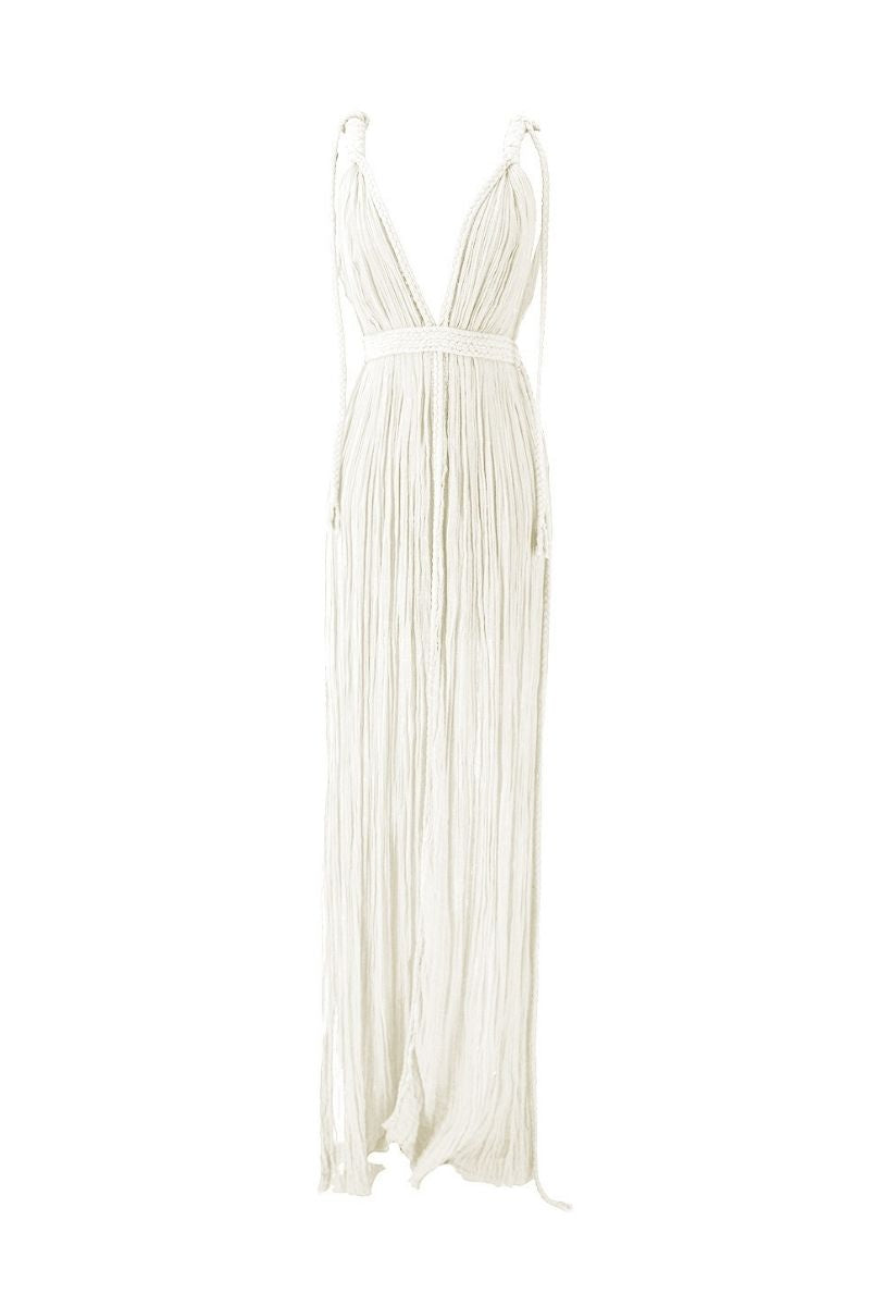 SELENA MAXI DRESS IN NUDE - CULT MIA