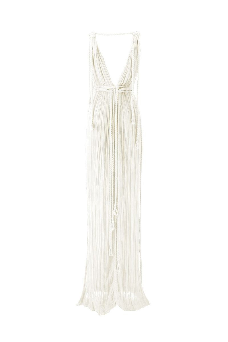 SELENA MAXI DRESS IN NUDE - CULT MIA