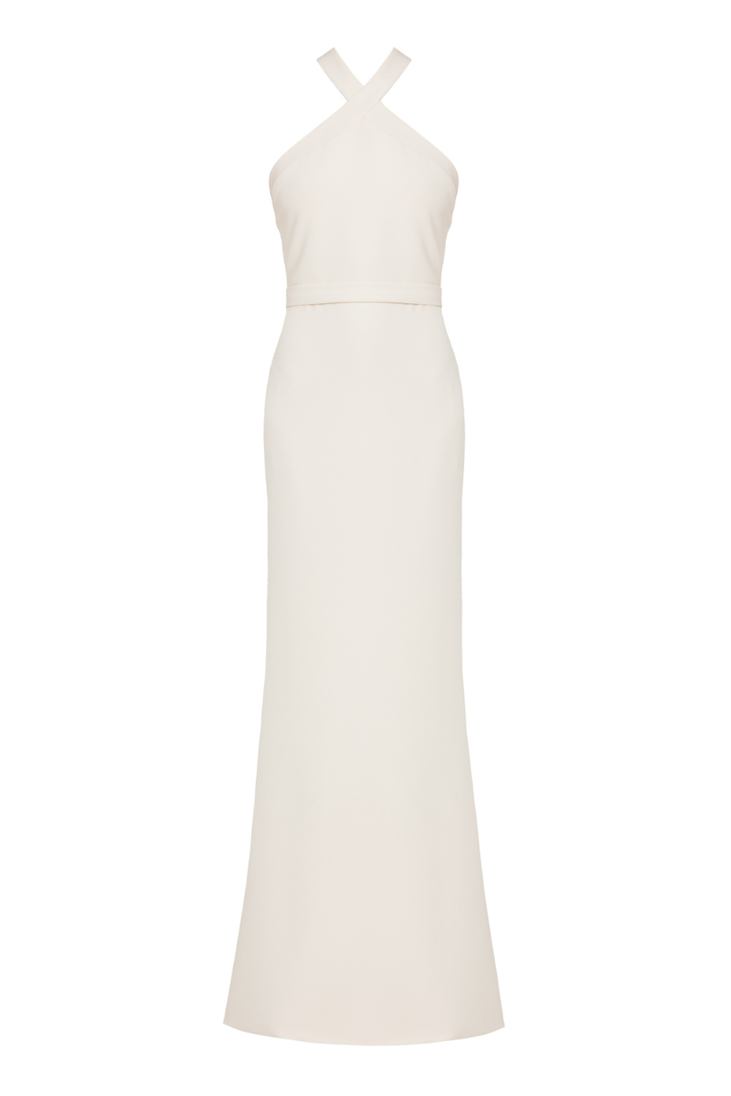 UNDRESS GISEL CREAM OFF-SHOULDER LONG EVENING DRESS | Cult Mia UNDRESS GISEL CREAM OFF-SHOULDER LONG EVENING DRESS | Cult Mia
