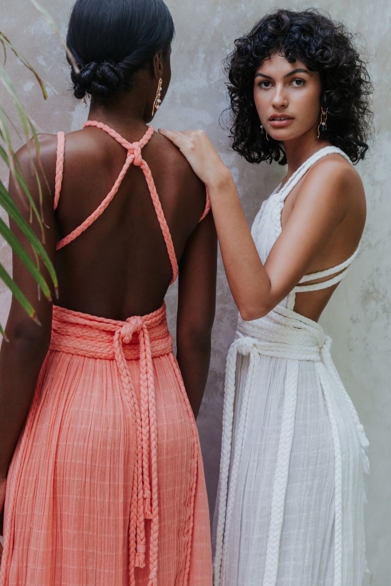 GISELLA MAXI DRESS IN NUDE - CULT MIA