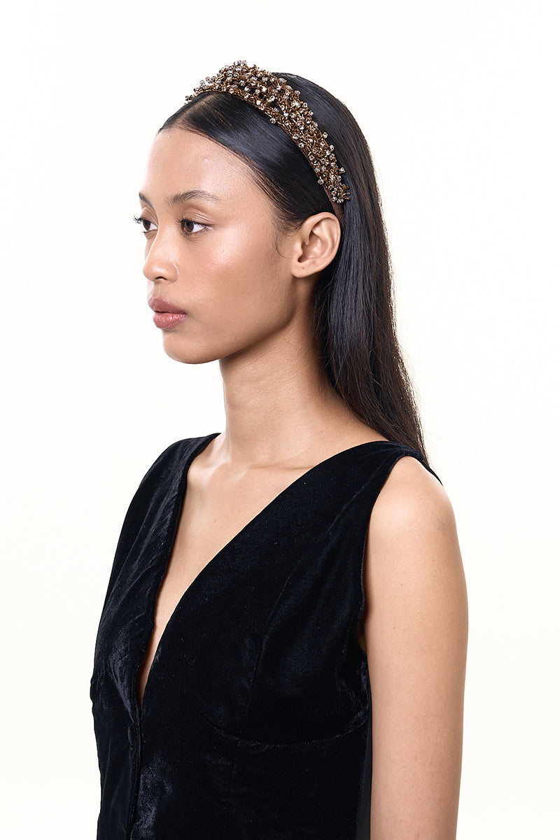 IVORA GOLD TWIN HEADBAND - CULT MIA