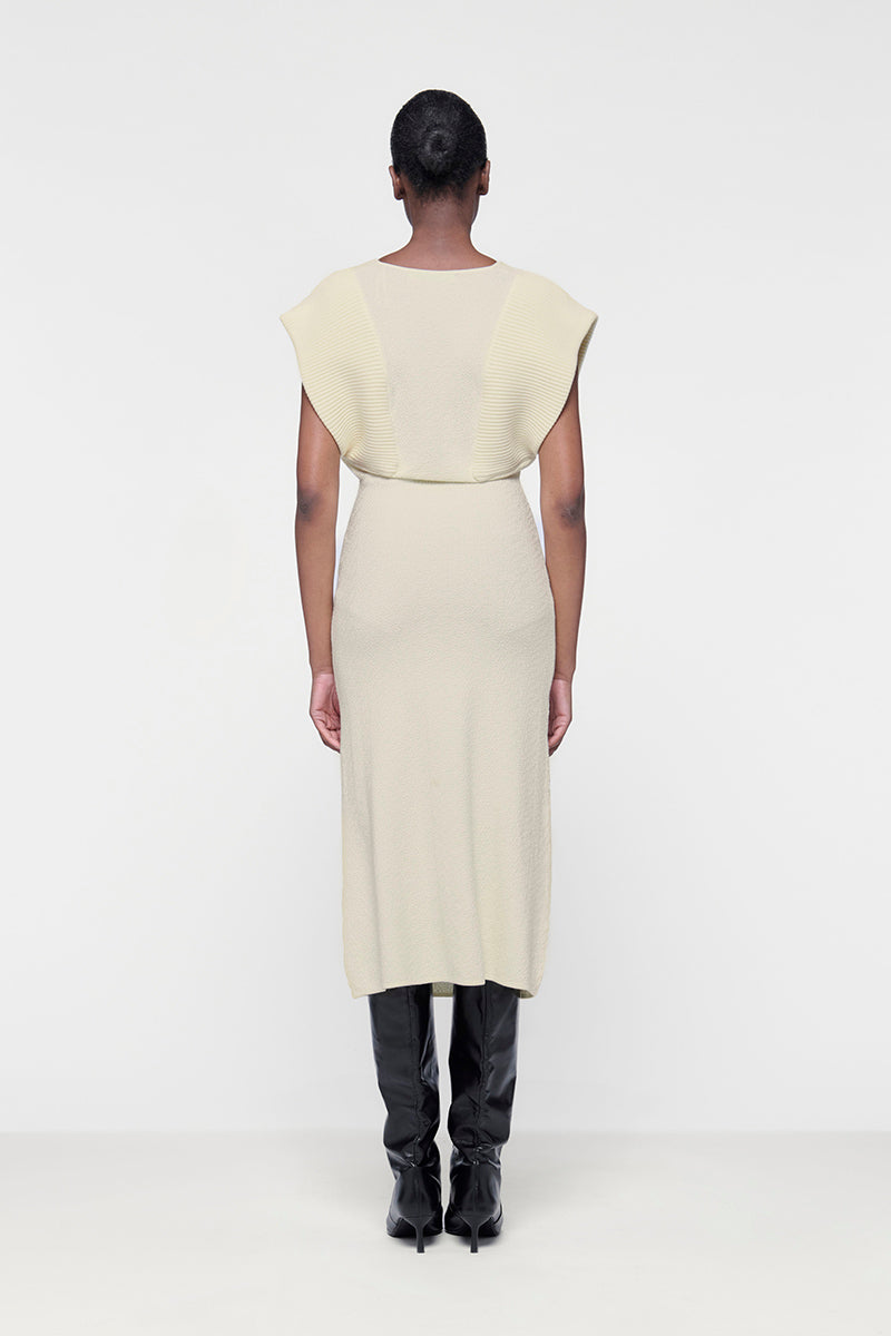 RIBBED MAXI KNIT DRESS - CULT MIA