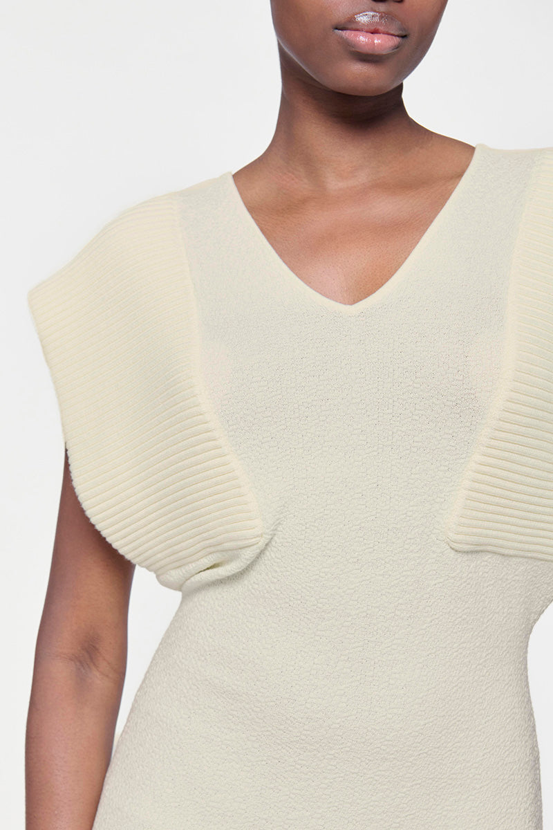 RIBBED MAXI KNIT DRESS - CULT MIA