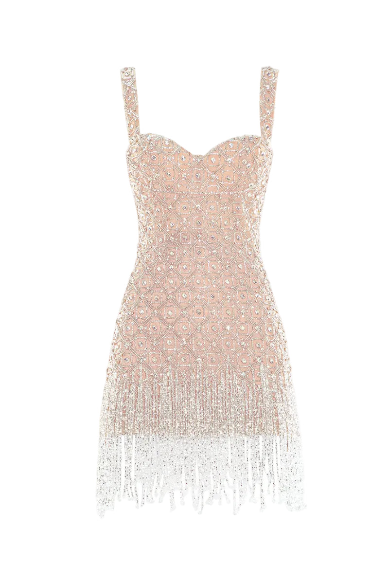 BEADED FRINGE MINI DRESS | CULT MIA | Monika Dimova BEADED FRINGE MINI DRESS | CULT MIA | Monika Dimova