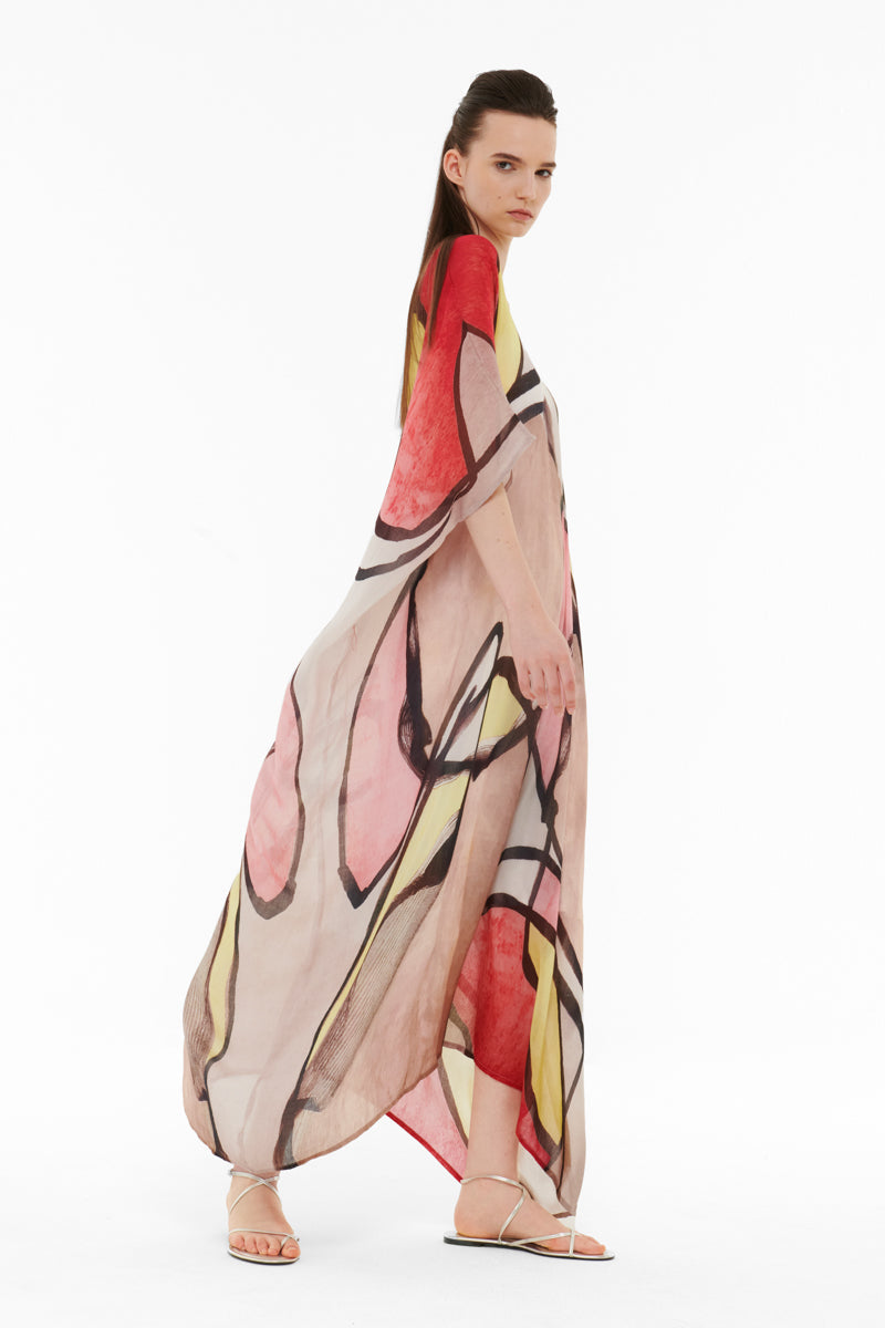 PRINTED MAXI KAFTAN - CULT MIA