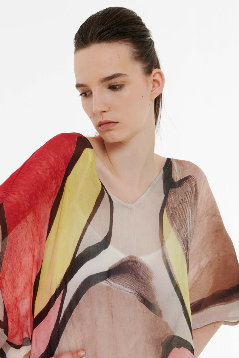 PRINTED MAXI KAFTAN - CULT MIA