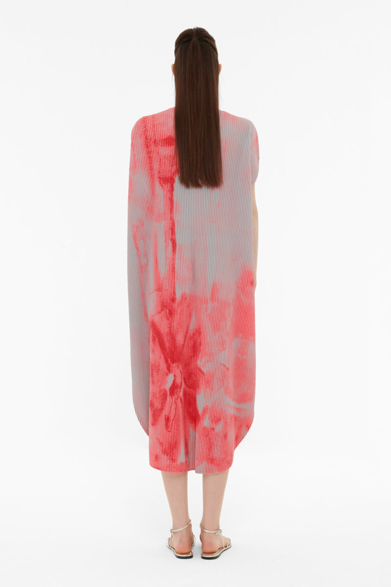 PRINTED PLISSE KAFTAN - CULT MIA